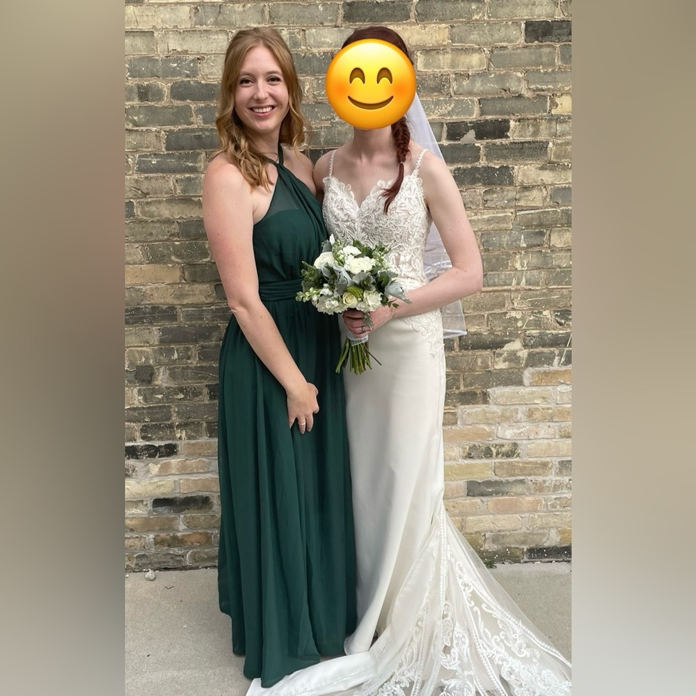 Emerald Green Prom or Bridesmaid Dress